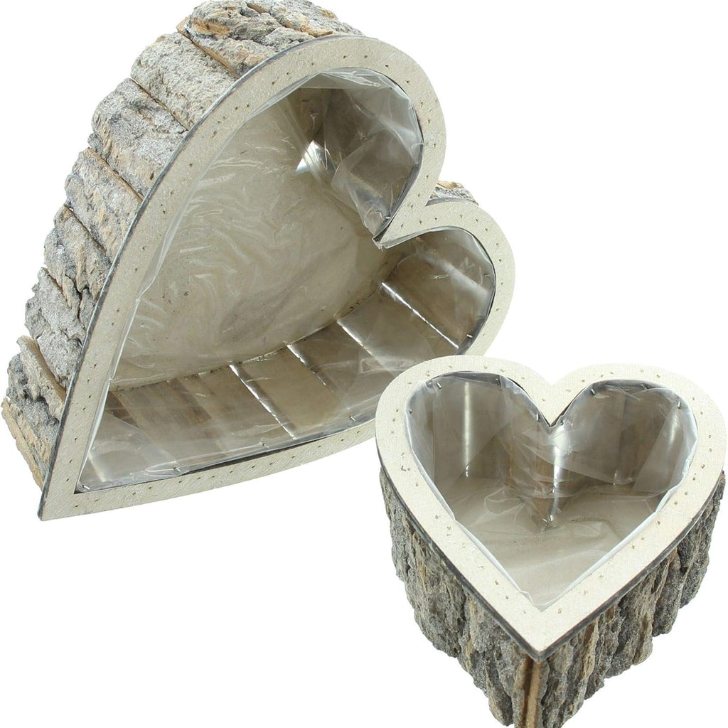 Lot de 2 pots de fleurs en forme de cœur 37cm-18cm beaux-arts prix tunisie