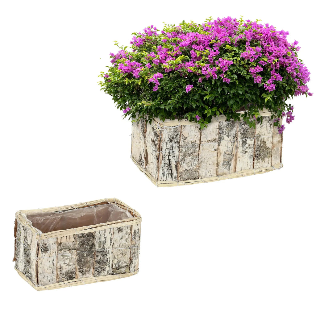 Lot de 2 Pots de fleurs Rectangle 28cm-20cm beaux-arts prix tunisie