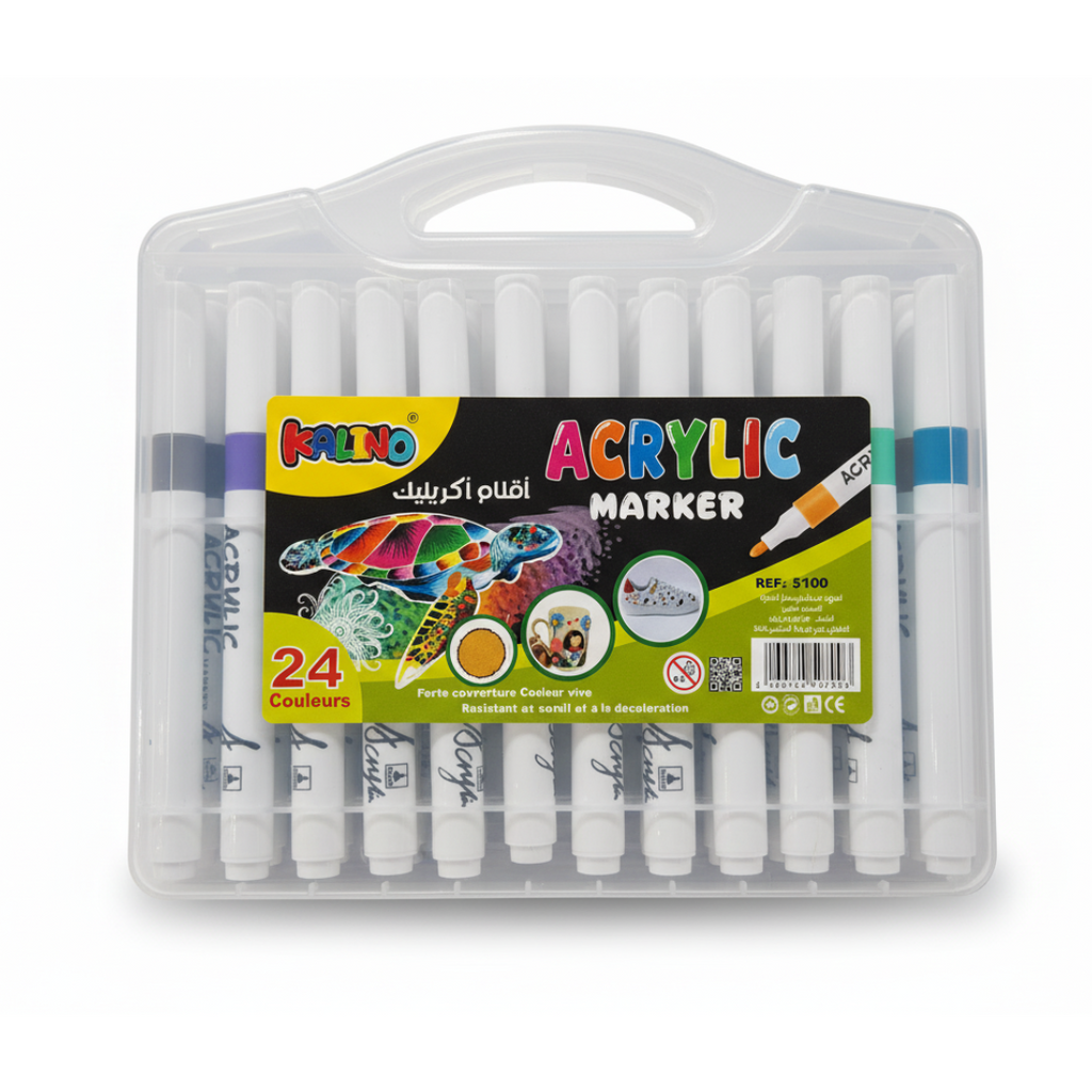 Lot de 24 Marqueurs Acryliques beaux-arts prix tunisie