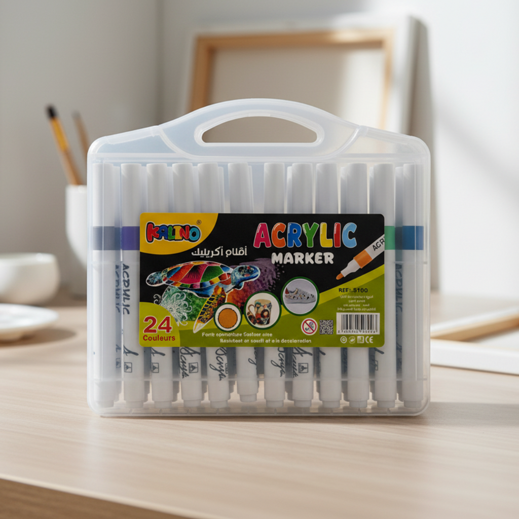Lot de 24 Marqueurs Acryliques beaux-arts prix tunisie