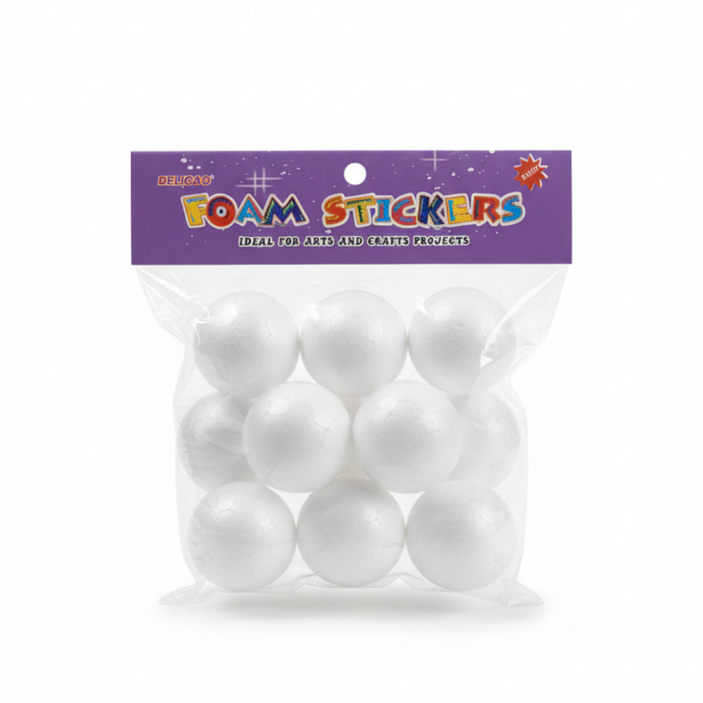 Lot de 8 Boules en polystyrène beaux-arts prix tunisie