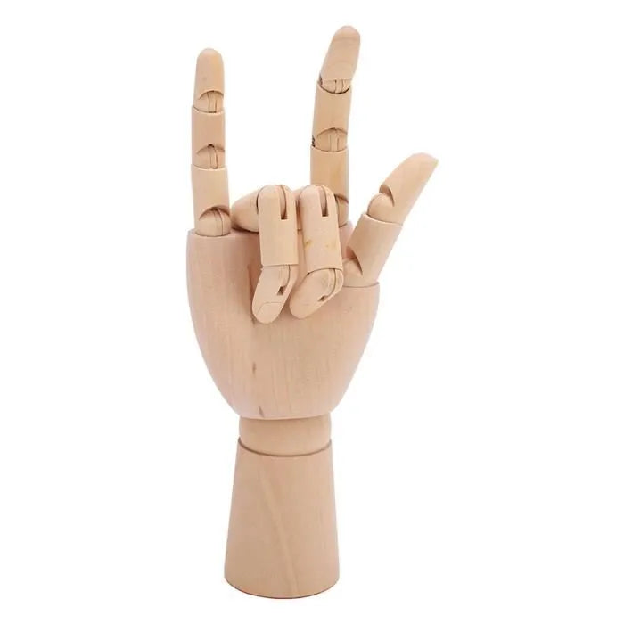 MAIN DROITE 18cm EN BOIS beaux-arts prix tunisie