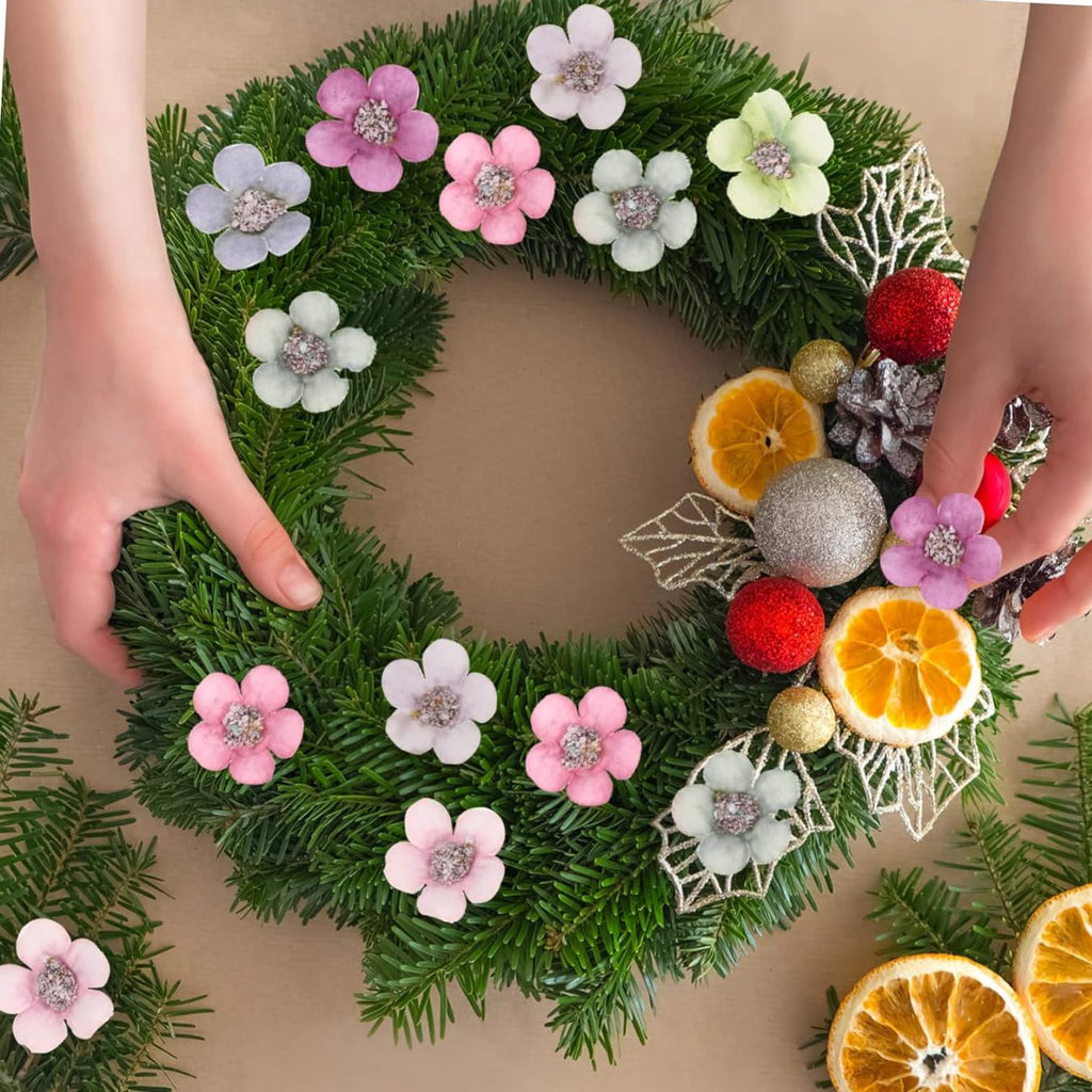 Mini Fleurs Orange Artificielles pour la Décoration beaux-arts prix tunisie