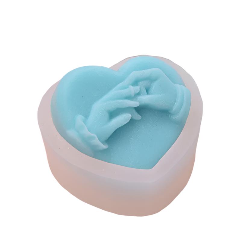 Moule 3D en silicone en forme de cœur main dans la main, moule de Regina ck50-3097 beaux-arts prix tunisie