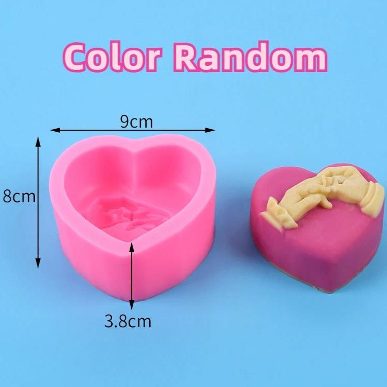 Moule 3D en silicone en forme de cœur main dans la main, moule de Regina ck50-3097 beaux-arts prix tunisie