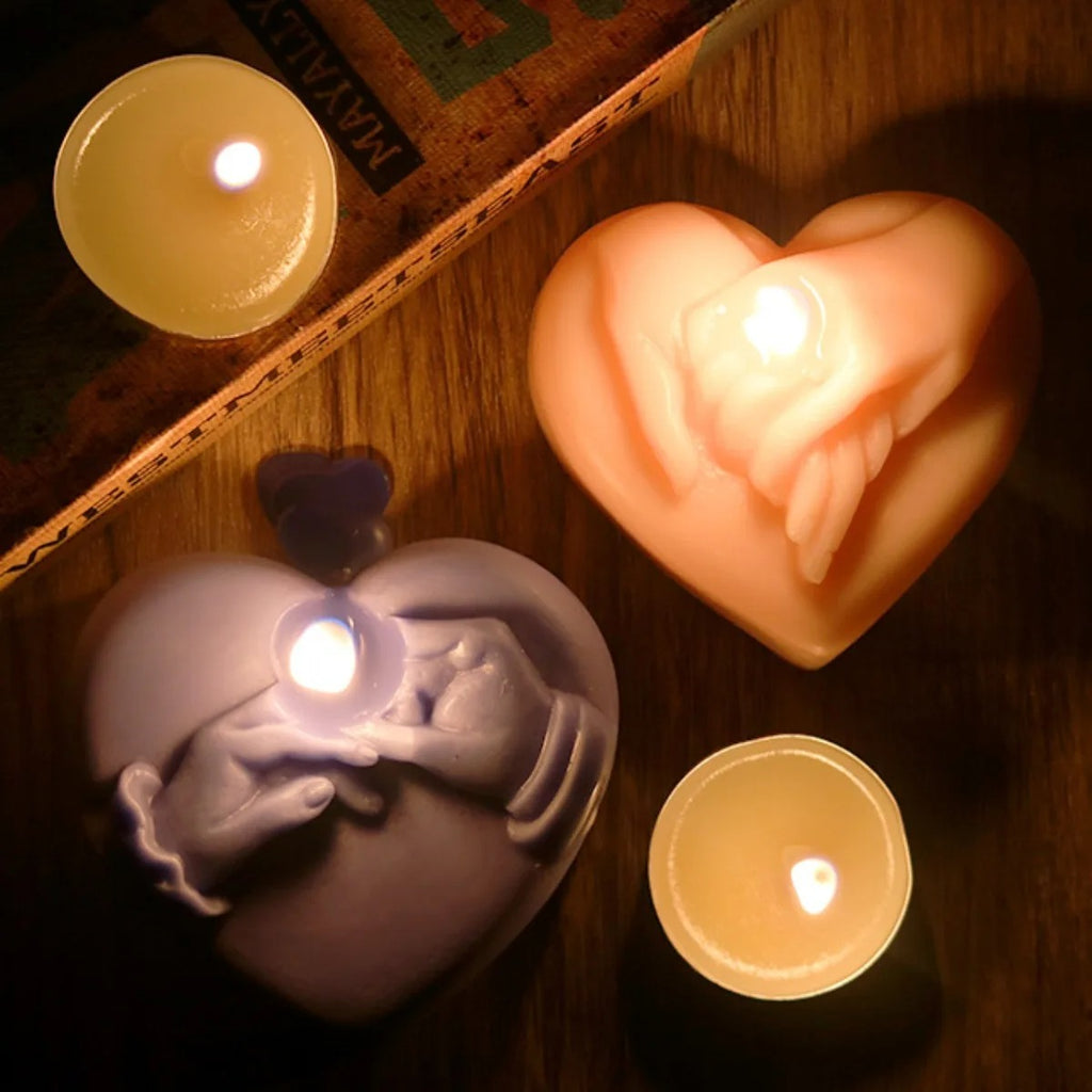 Moule 3D en silicone en forme de cœur main dans la main, moule de Regina ck50-3097 beaux-arts prix tunisie