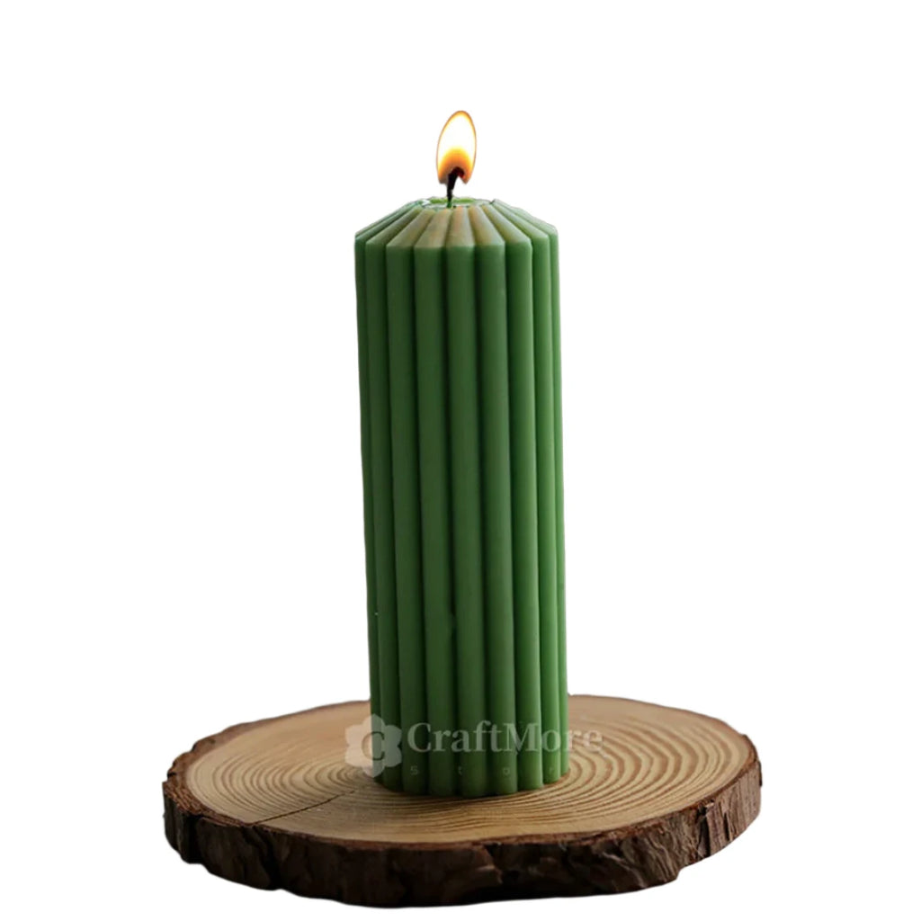 Moule à Bougie Cylindrique en Silicone , Géométrique, Rayé beaux-arts prix tunisie