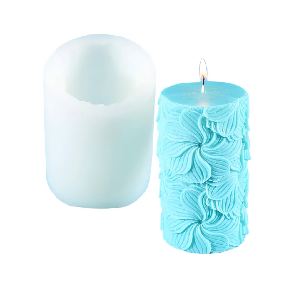 Moule à bougie cylindrique en silicone pour le plaisir, fleur beaux-arts prix tunisie