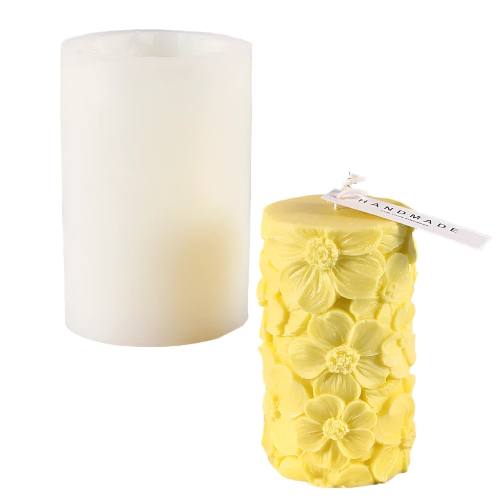 Moule À Bougie En Forme De Fleur, Forme Cylindrique En Silicone 3d beaux-arts prix tunisie