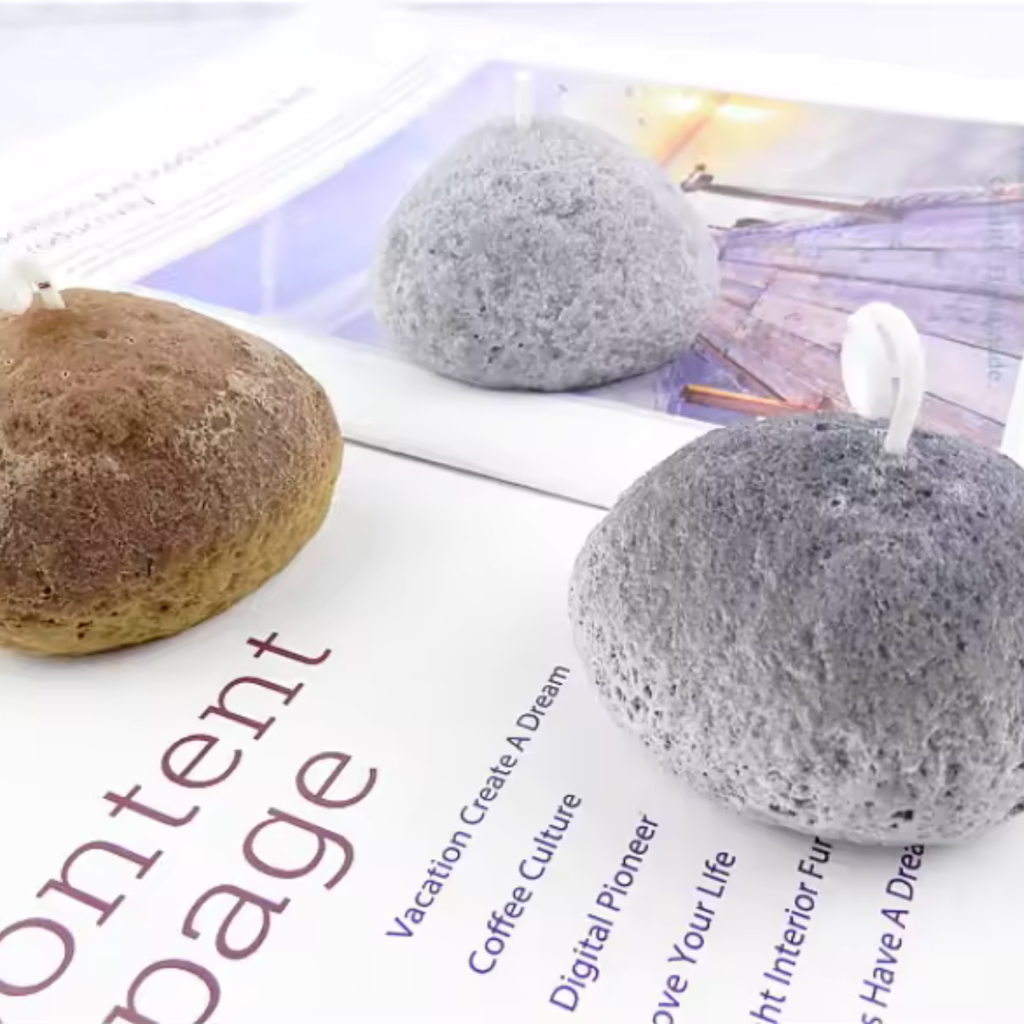 Moule à bougie en forme de pierre - Ref CK50 - 2646 beaux-arts prix tunisie