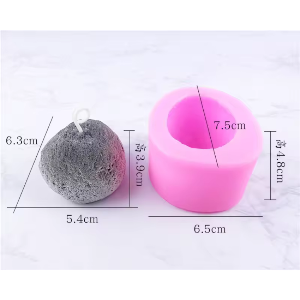 Moule à bougie en forme de pierre - Ref CK50 - 2646 beaux-arts prix tunisie