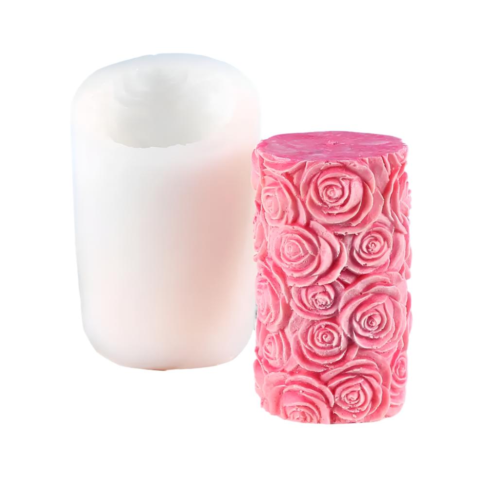 Moule À Bougie En Forme Fleur , Forme Cylindrique En Silicone 3d ck50-2687 beaux-arts prix tunisie