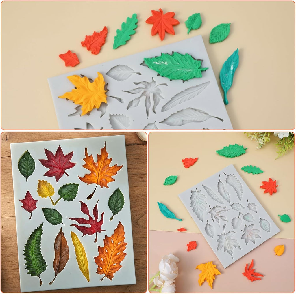 Moule en silicone en forme de feuilles d'arbre - Ref CK50 - 2473 beaux-arts prix tunisie