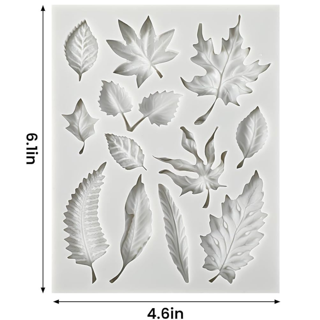 Moule en silicone en forme de feuilles d'arbre - Ref CK50 - 2473 beaux-arts prix tunisie