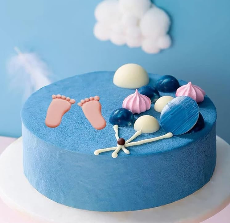 Moule en silicone en forme empreintes de pieds de bébé - Ref CK50 -1028 beaux-arts prix tunisie