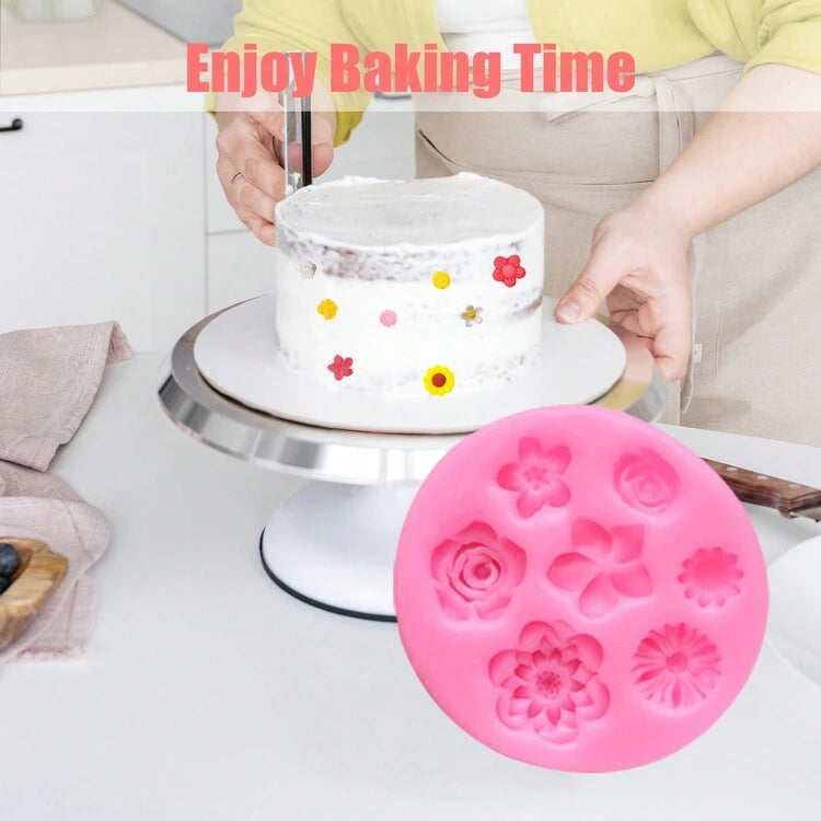 Moule en silicone en forme fleur - Ref CK50-2761 beaux-arts prix tunisie