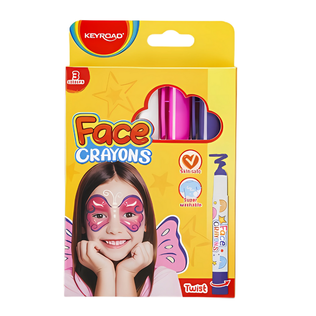 Peintures pour le visage à la cire Keyroad - Boîte de 3 couleurs beaux-arts prix tunisie