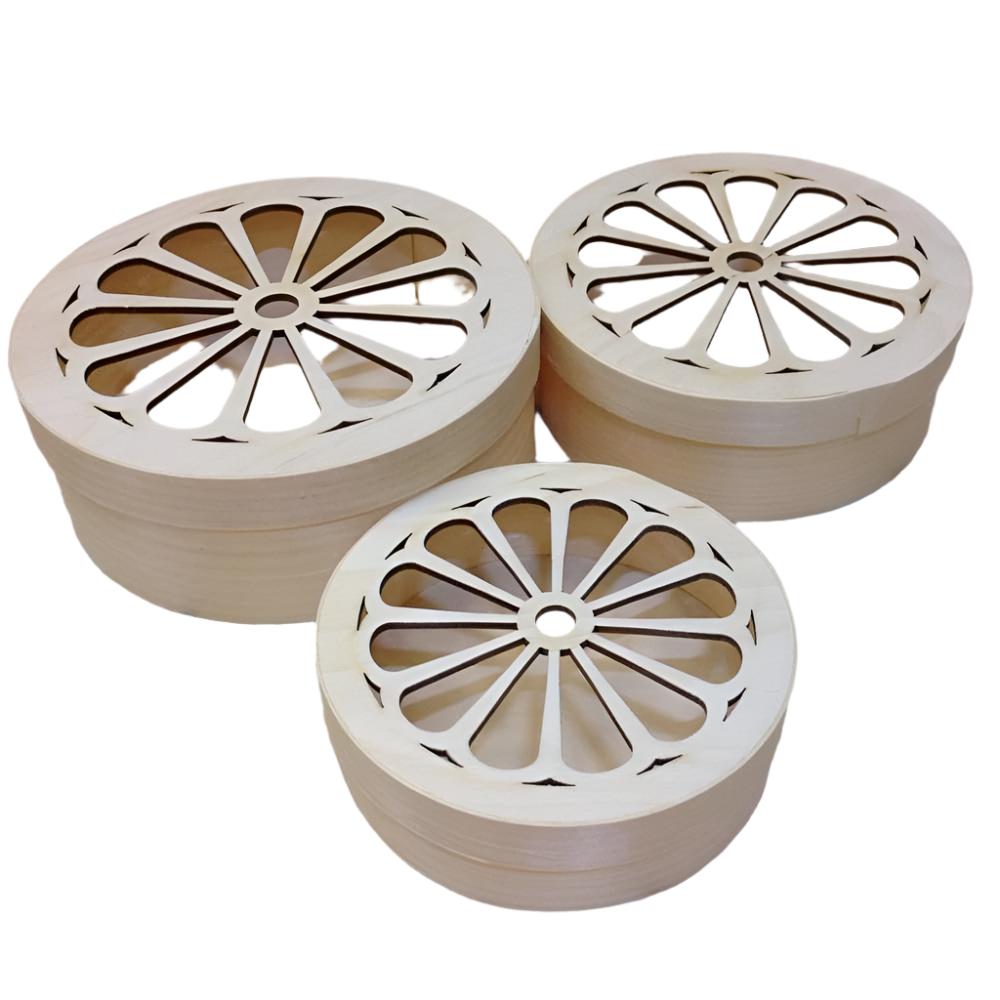 Série de 3 bois en bois Réf 1696 beaux-arts prix tunisie