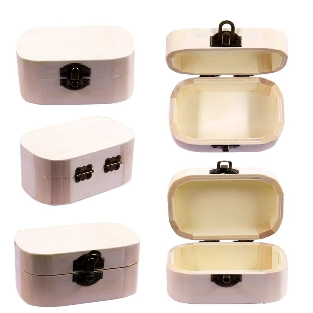 Série de 3 boite de rangement en bois Réf AM_01 beaux-arts prix tunisie