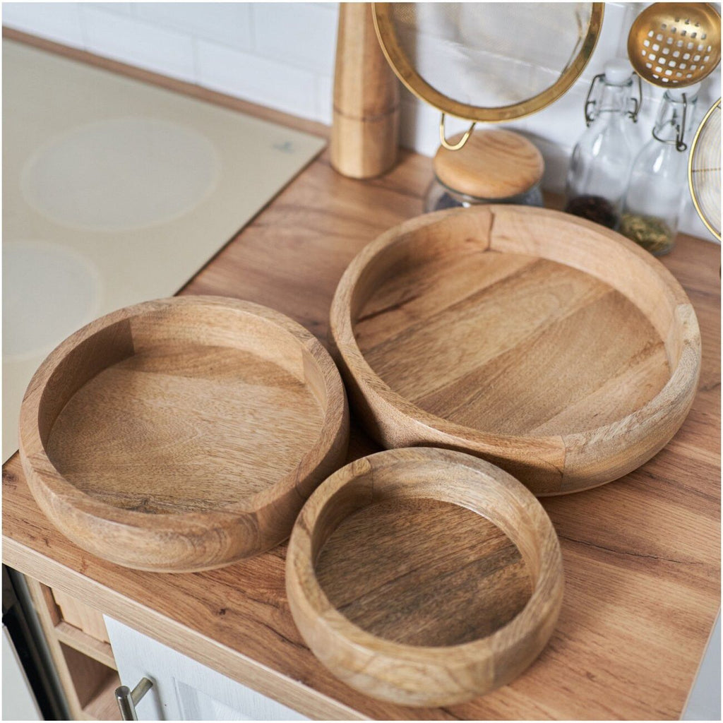 Série de 3 corbeille en bois Réf ZA_021 beaux-arts prix tunisie