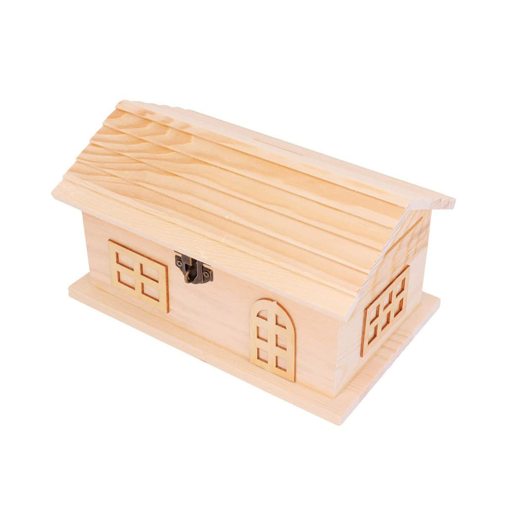 Tirelire en bois Réf A_025 beaux-arts prix tunisie