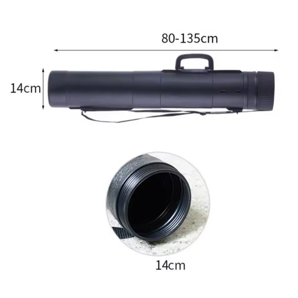 Tube de Dessin Télescopique avec Sangle d'épaule Porte-rouleau de Rangement de Dessin beaux-arts prix tunisie