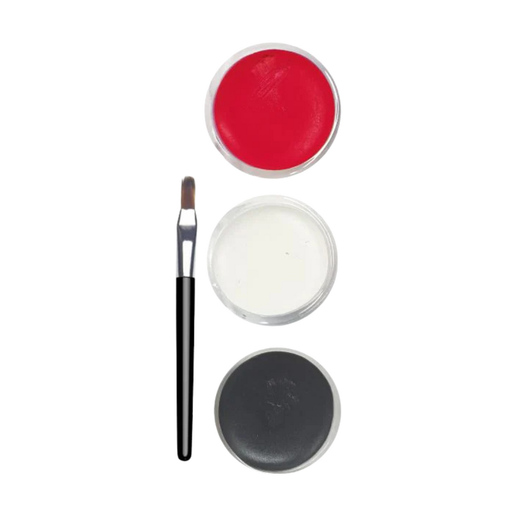 Peintures pour le visage Keyroad avec petit pinceau - Différentes couleurs🖌️✨ beaux-arts prix tunisie