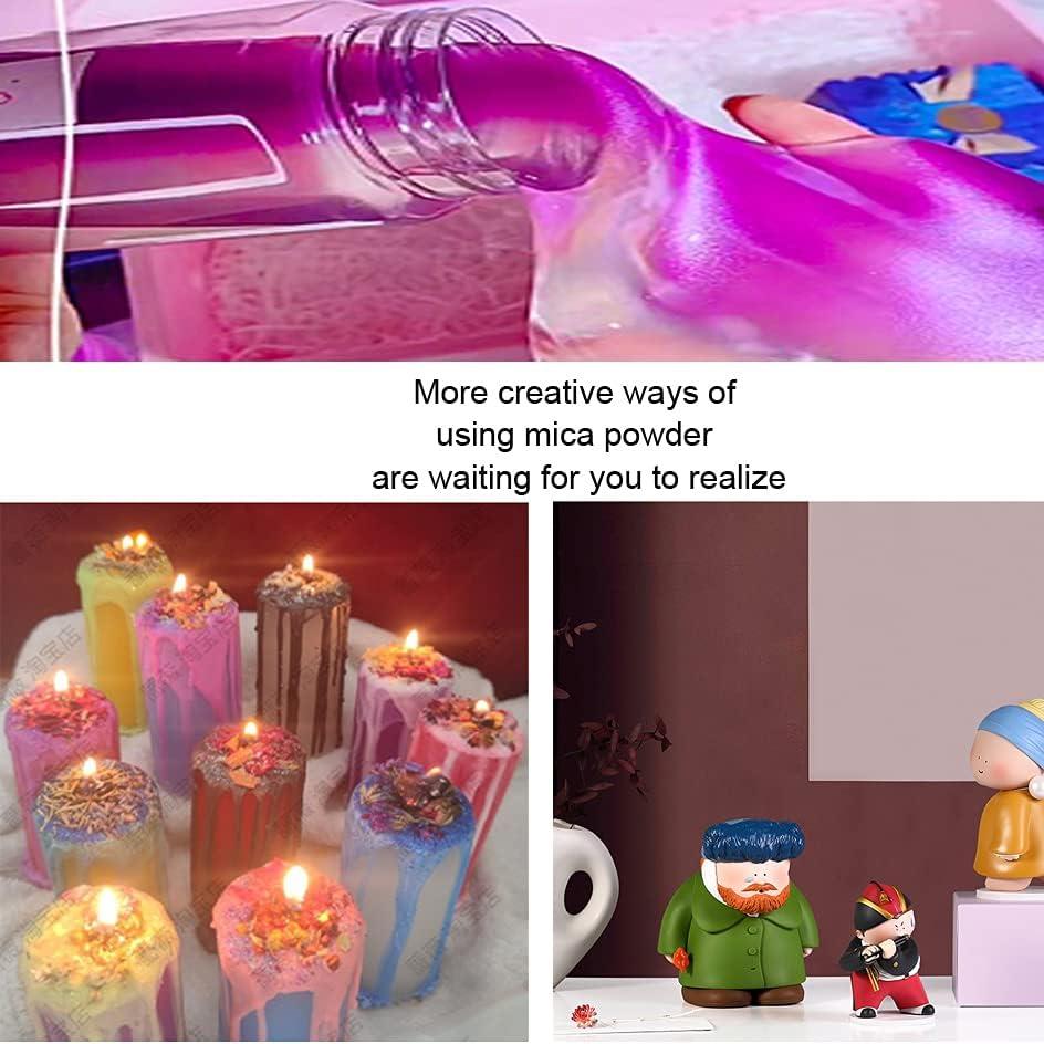 Poudre de couleur pour bougie 5gr ,bricolage, bougie exécutive, résine, colorant, nail art, organique, moules beaux-arts prix tunisie