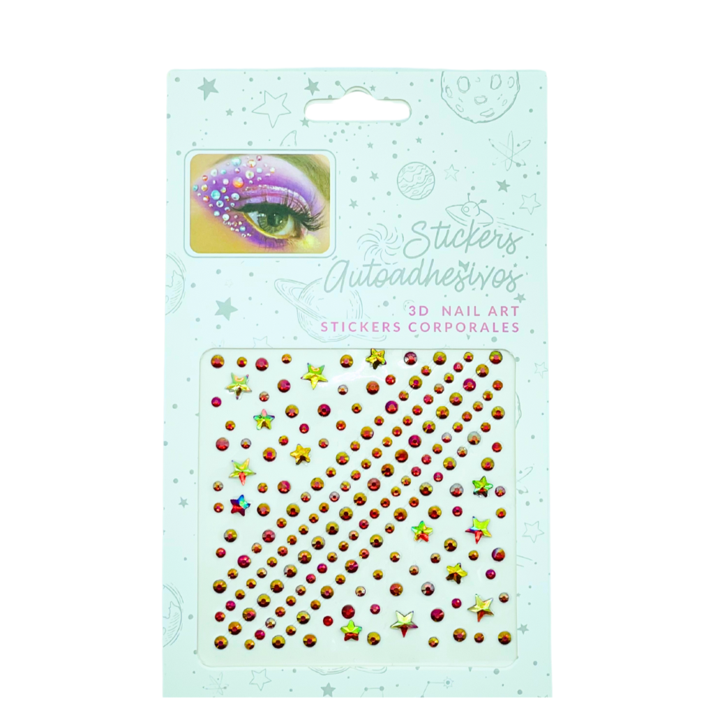 STICKERS CRYSTALS FACE/ NAILS beaux-arts prix tunisie