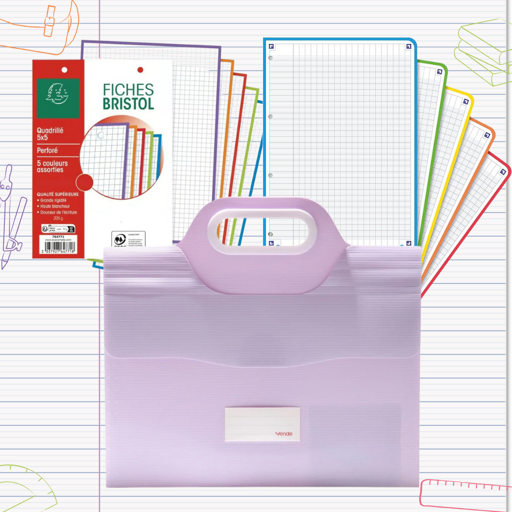 Pack Oragnisation👜📚 Violet Bureau prix tunisie