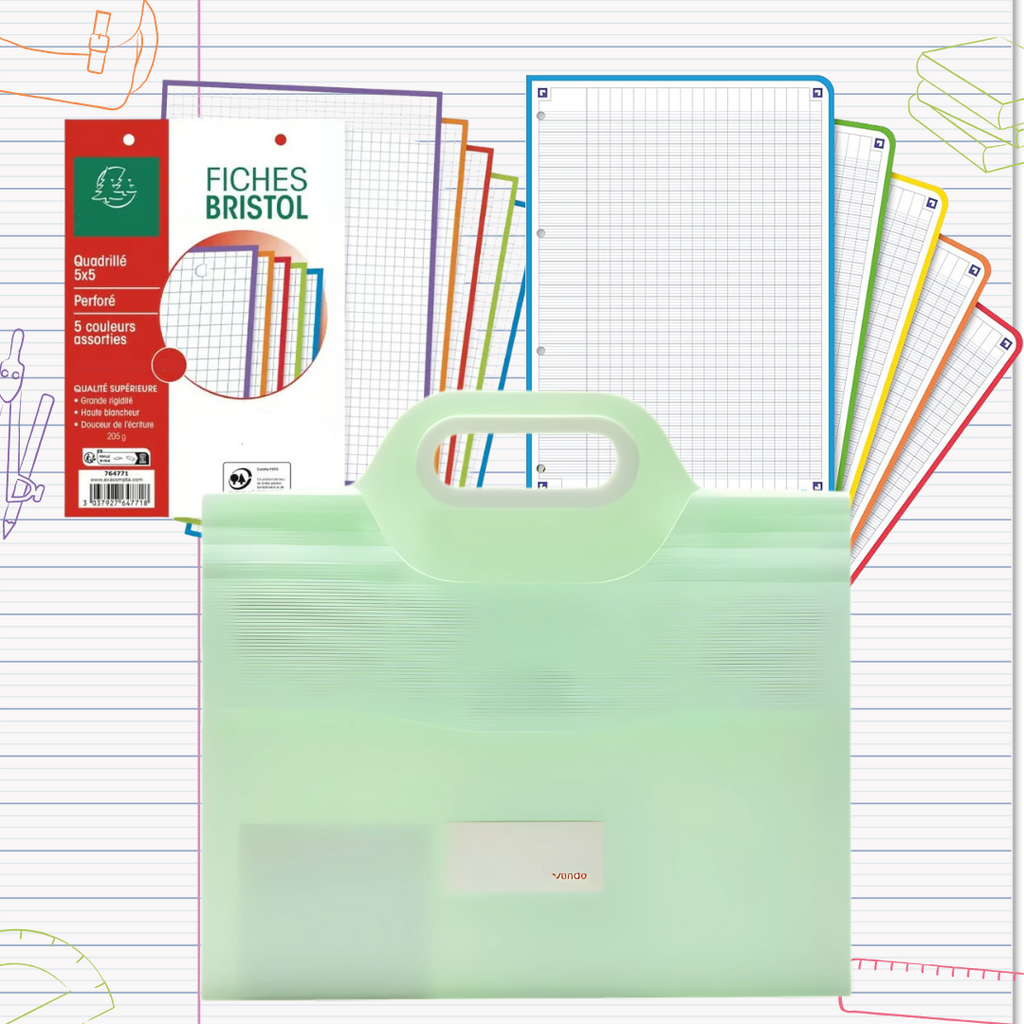 Pack Oragnisation👜📚 Vert Bureau prix tunisie