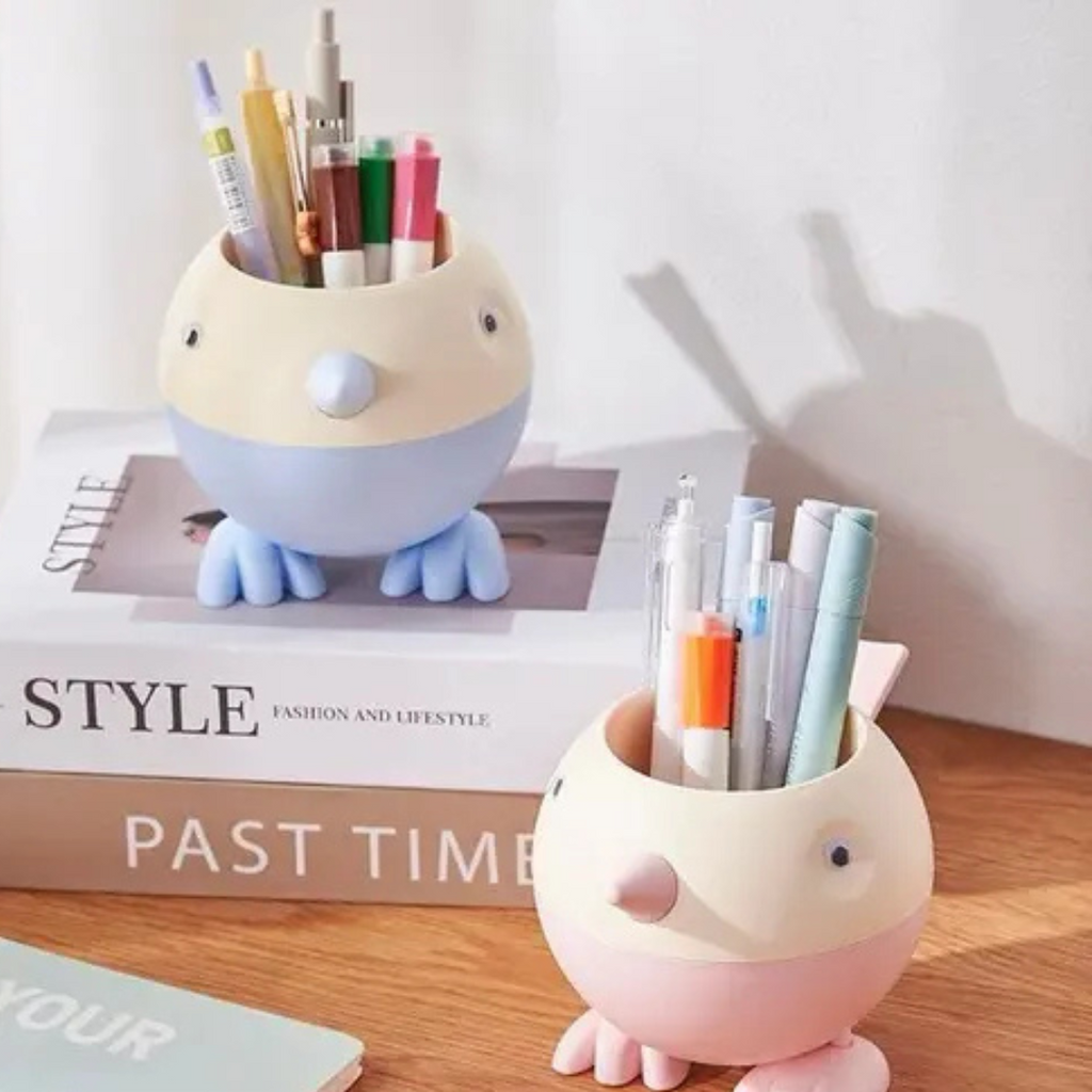Pot à crayons-stylos multifonction en forme d'oiseau mignon Kawaii Bureau prix tunisie