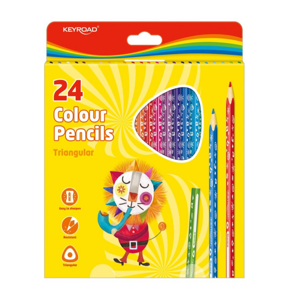 24CRAYONS COULEURS Keyroad Bureau prix tunisie