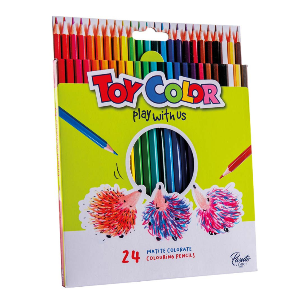 Crayon Coul 24 couleurs TOY COLOR Bureau prix tunisie