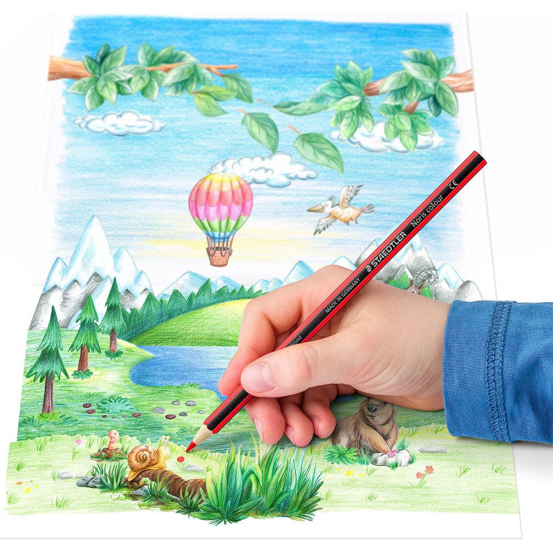Crayons De 12 Couleurs Staedtler Noris Couleur 185 Bureau prix tunisie