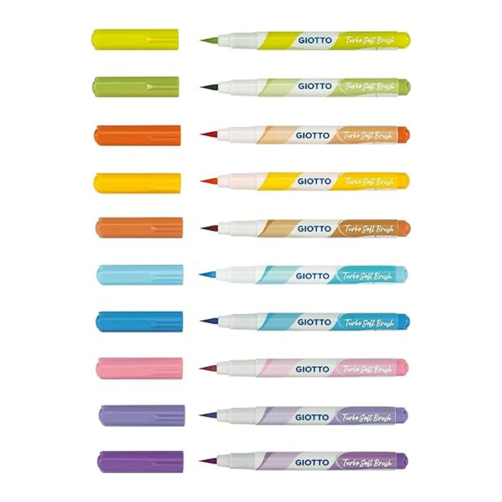 Crayons pastels doux GIOTTO Turbo - Coffret de 10 feutres Bureau prix tunisie