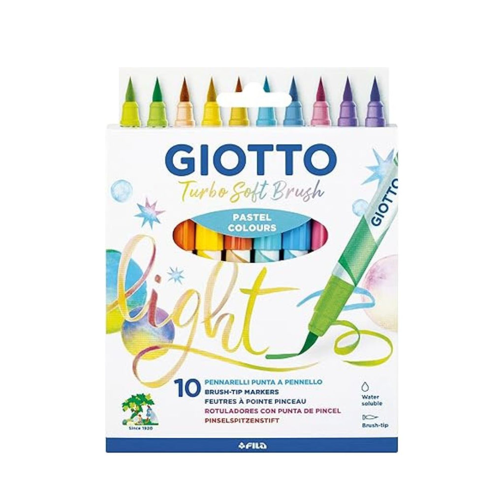 Crayons pastels doux GIOTTO Turbo - Coffret de 10 feutres Bureau prix tunisie