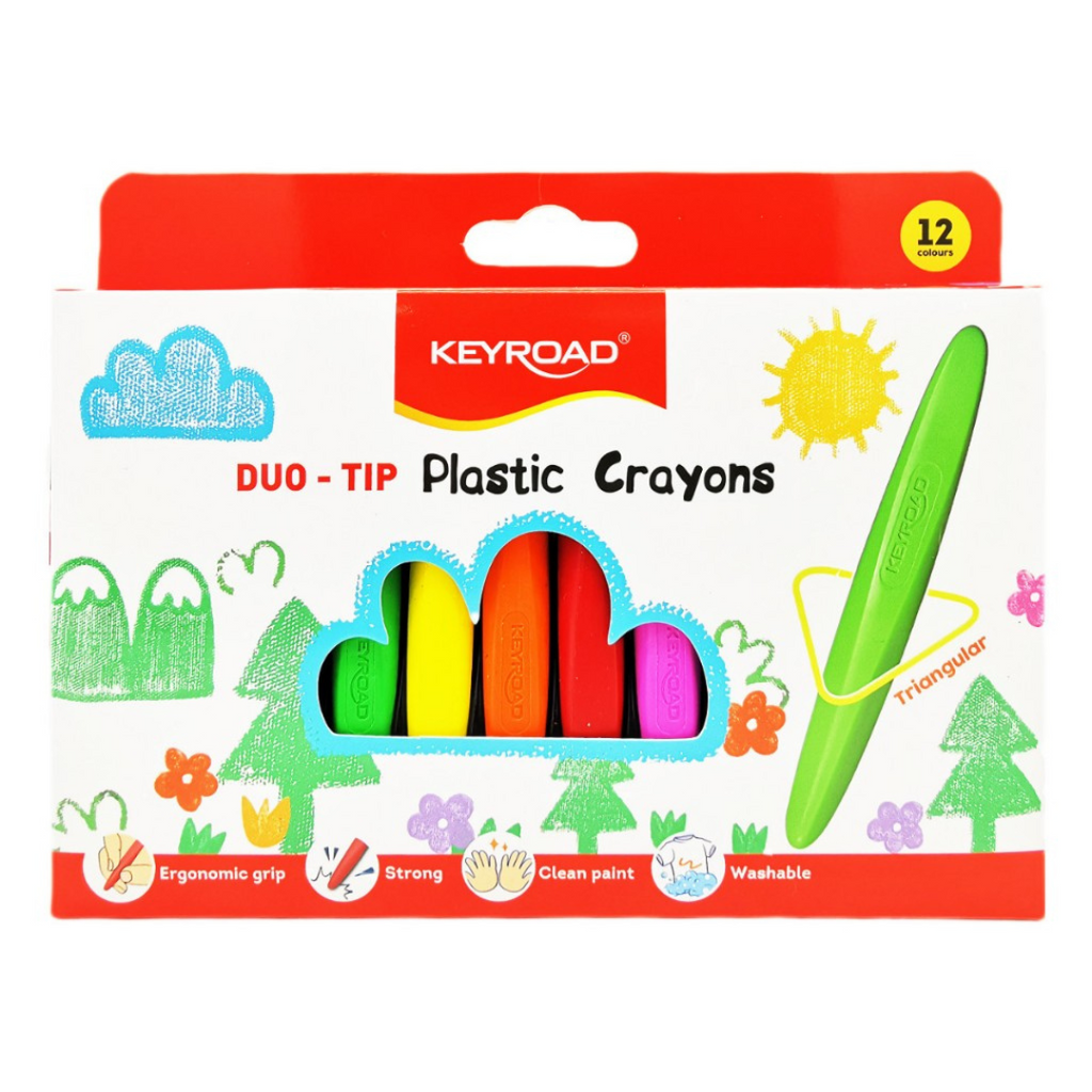 Crayons triangulaires - Duo tip plactic Bureau prix tunisie