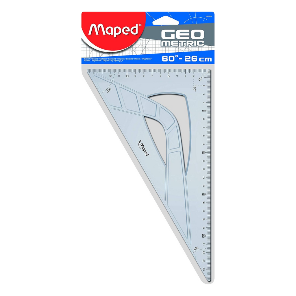 Équerre Maped Geo Metric 60° – 26 cm Bureau prix tunisie