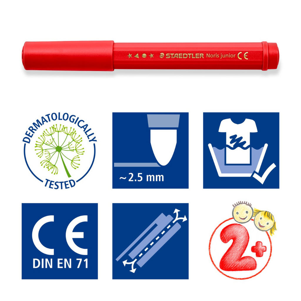 Feutres Noris® junior 329 – Coffret de 12 couleurs Bureau prix tunisie