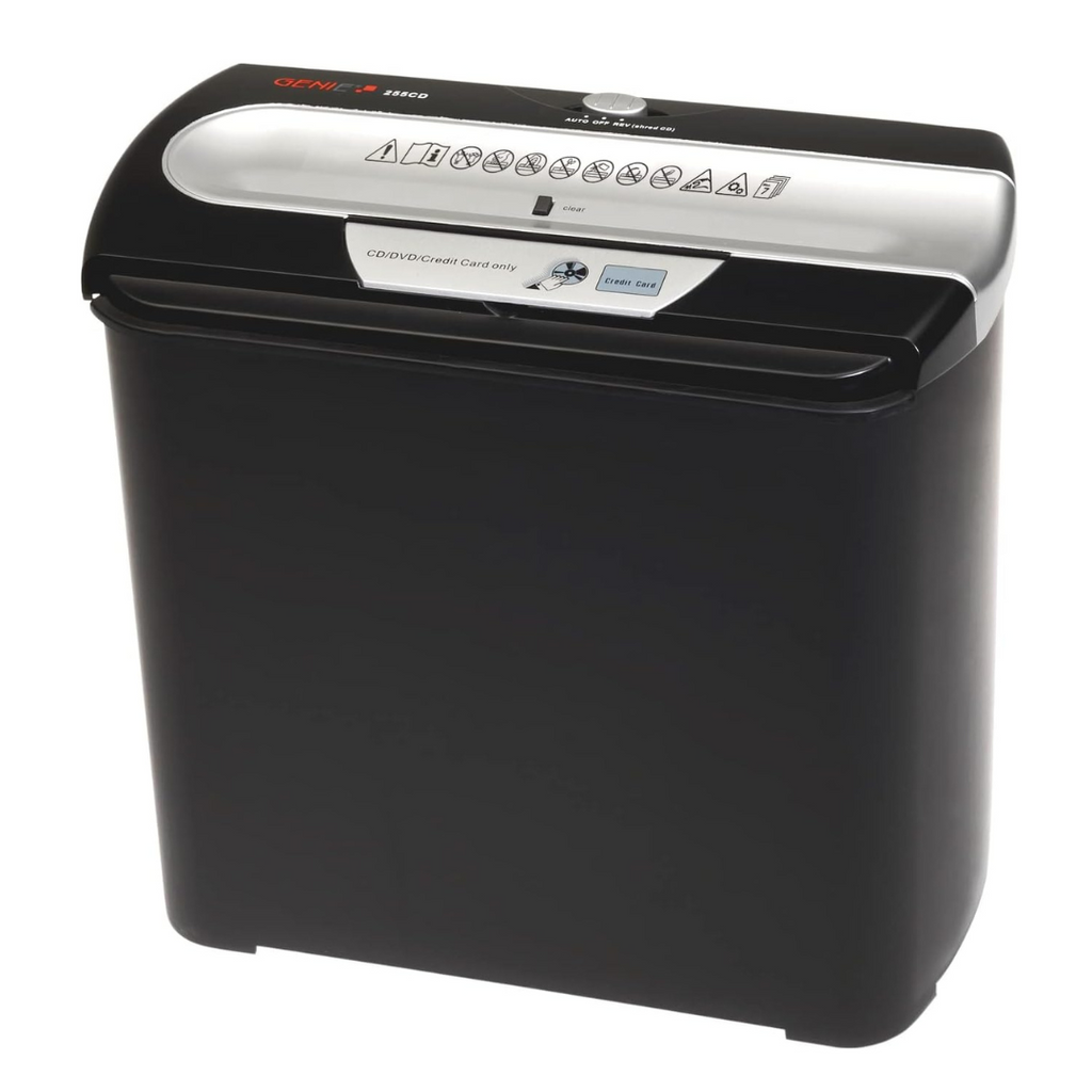GENIE 255 CD, déchiqueteuse, niveau de sécurité P-1, coupe en bande, 7 feuilles Bureau prix tunisie