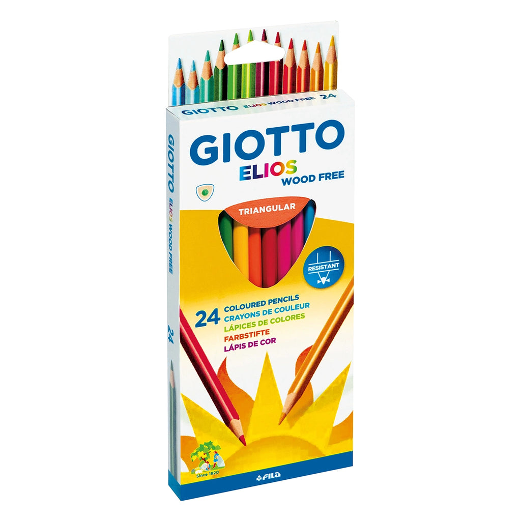 Giotto Crayons de couleur Elios, lot de 24 Bureau prix tunisie