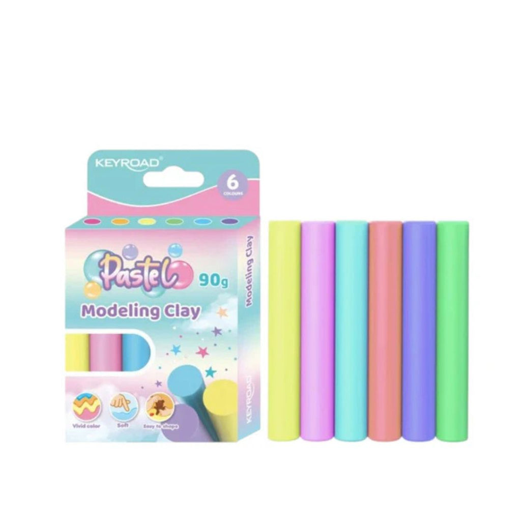 Keyroad – Pâte à Modeler Pastel (90g – 6 Couleurs Douces) Bureau prix tunisie