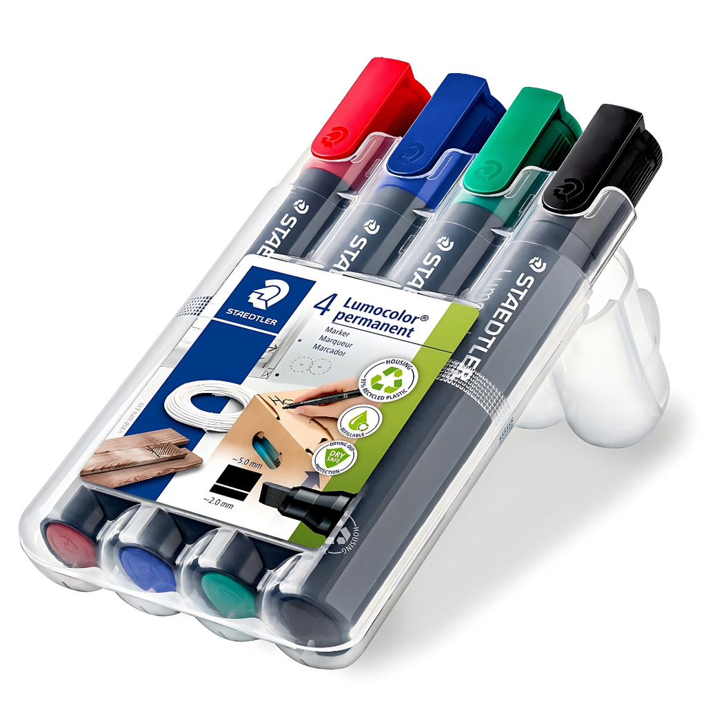 ✒️ Marqueur permanent Lumocolor – Pointe biseautée (2–5 mm)🖊️ Bureau prix tunisie