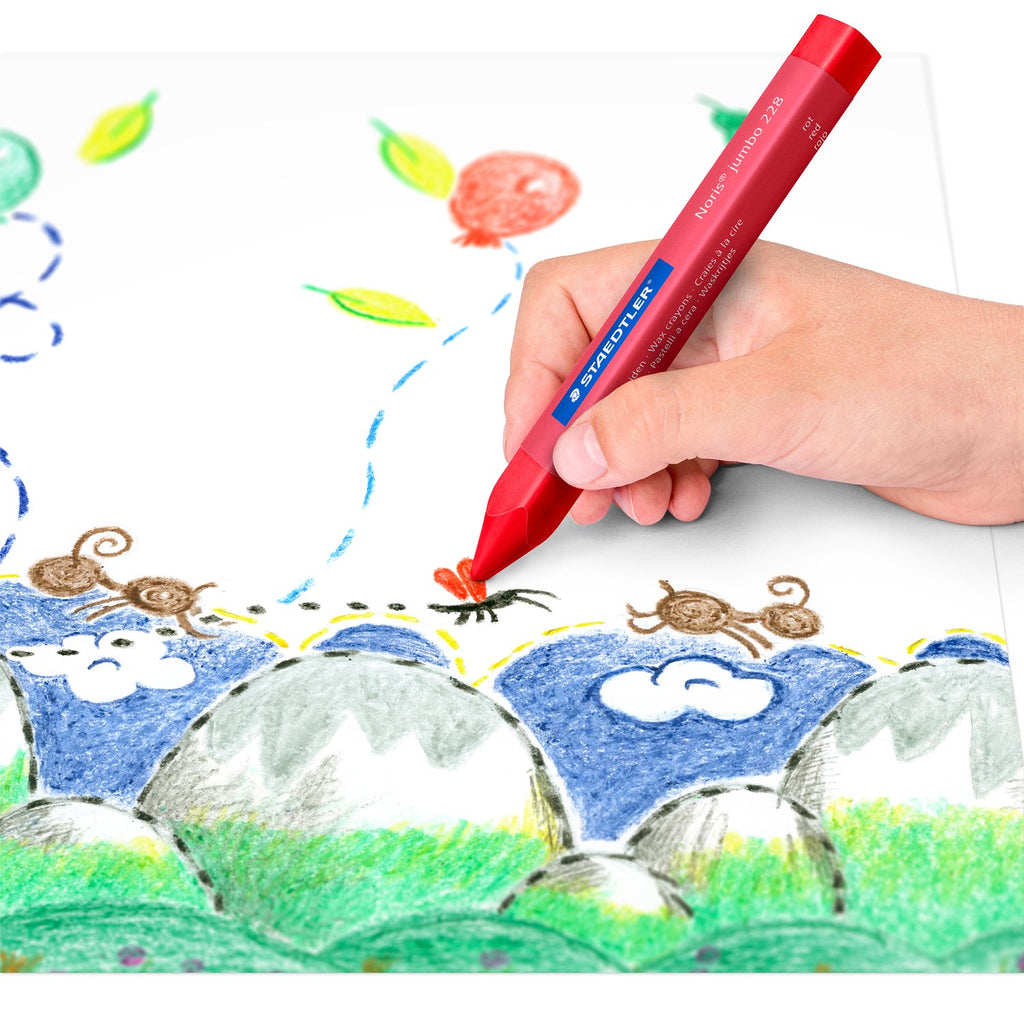 Noris Jumbo 228 - Etui Carton 9 Craies À la Cire Jumbo-STAEDTLER Bureau prix tunisie