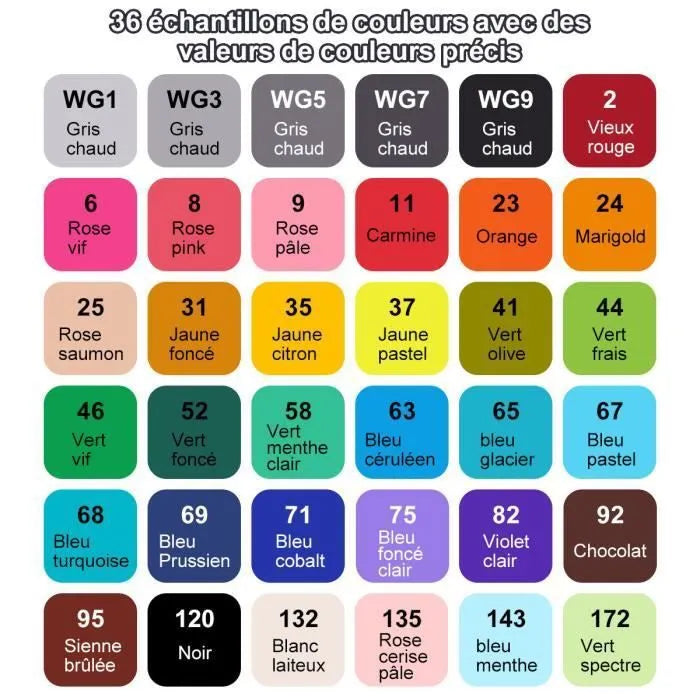 🌈 Pack Coloriage : 🦄 Unicorns livre de coloriage & Marqueurs à Alcool – Double Pointe, 36 Couleurs Bureau prix tunisie