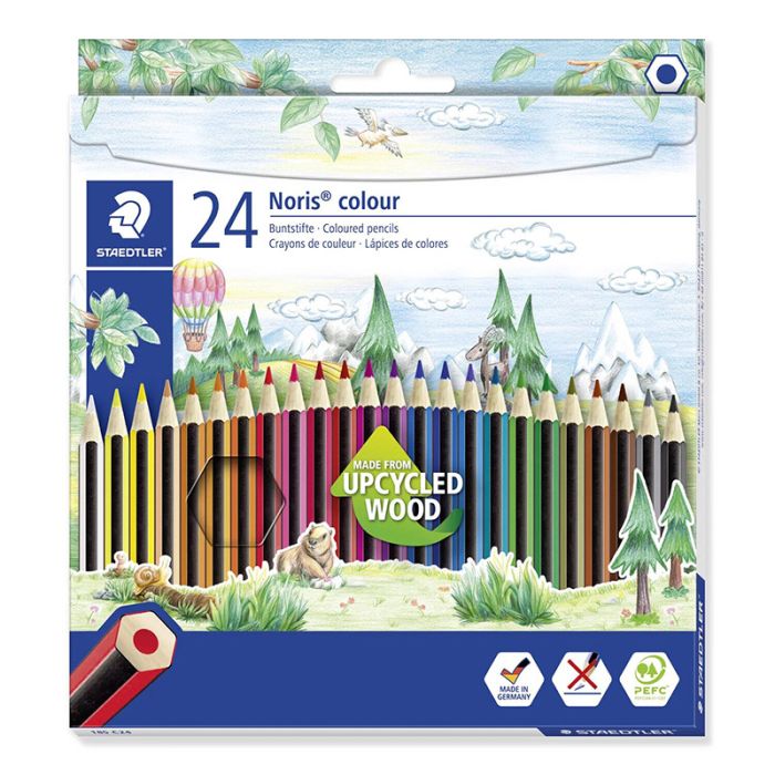 Pack de 24 Crayon de couleur STAEDRLER Noris colour 185 Bureau prix tunisie