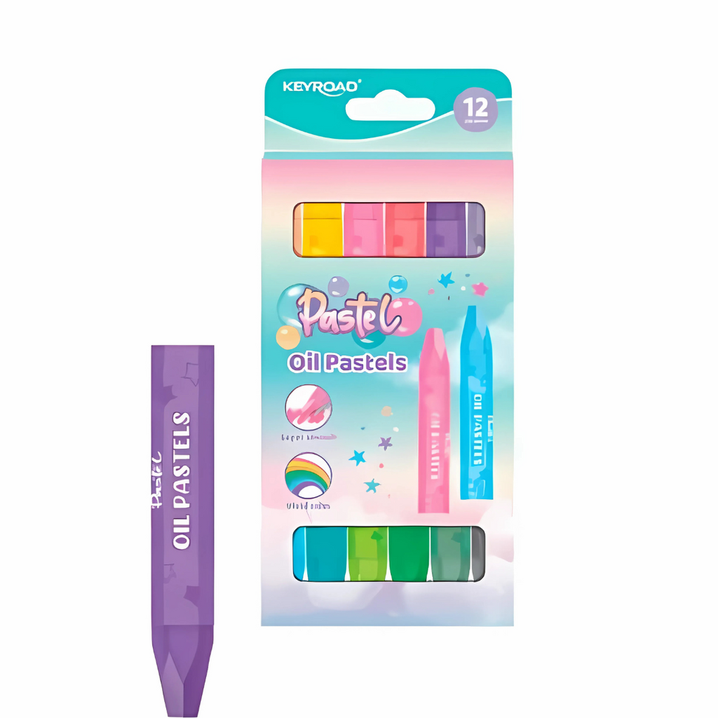 Pastels à l’huile Keyroad – 12 couleurs Bureau prix tunisie