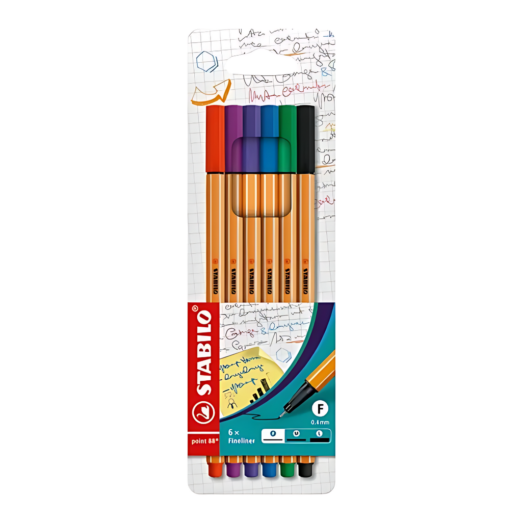 POCHETTE DE 6 STYLOS FINELINER Bureau prix tunisie