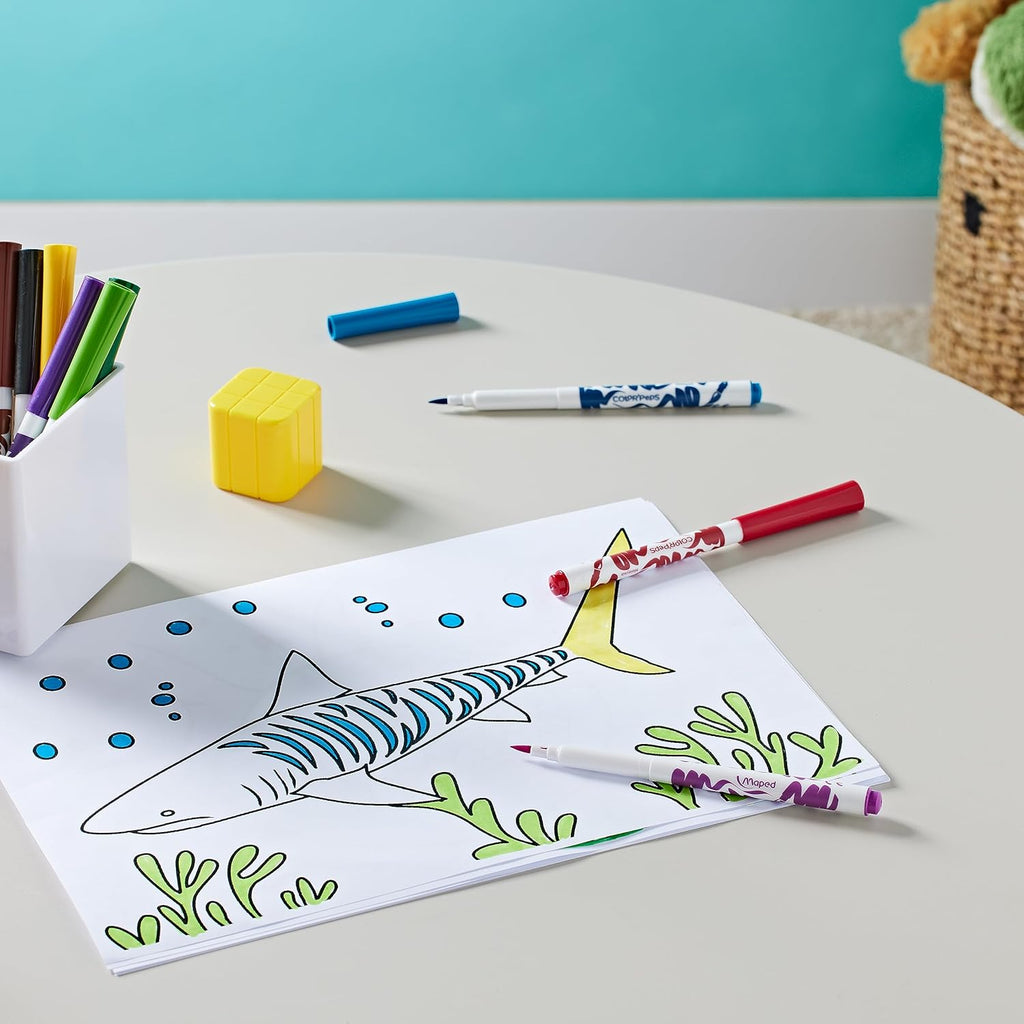 Pochette Feutre de 10 Brush MAPED Bureau prix tunisie